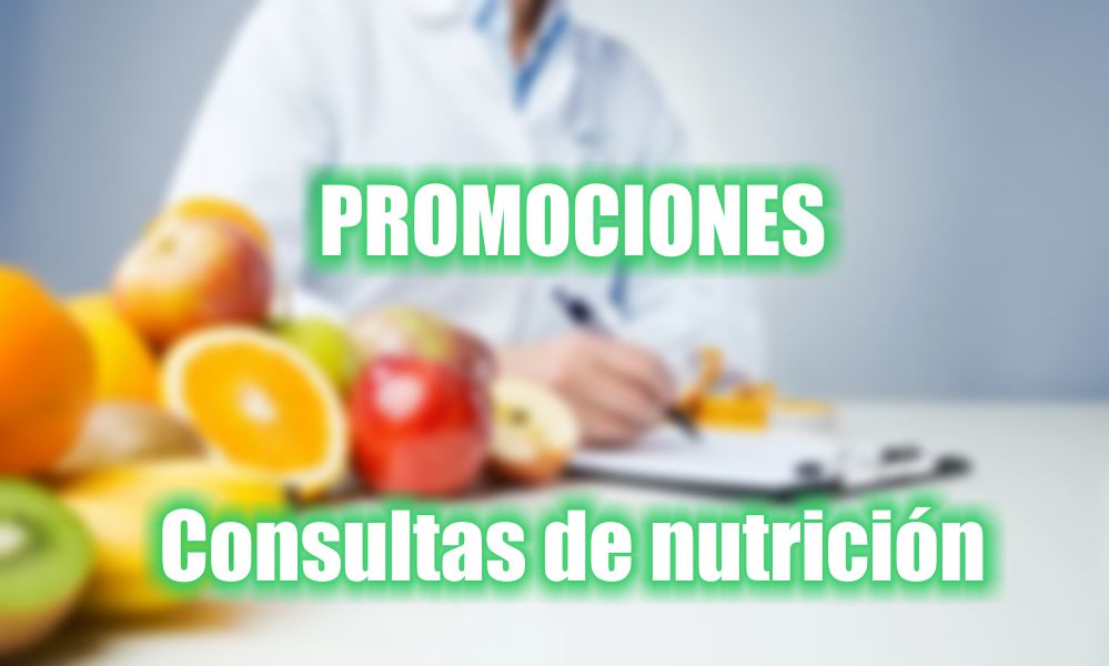 Promociones en consultas de nutrición